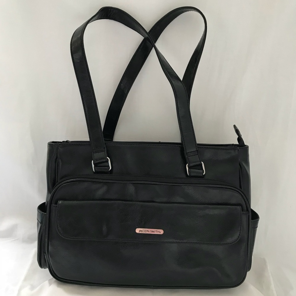 Jacklyn Smith lg tote handbag black